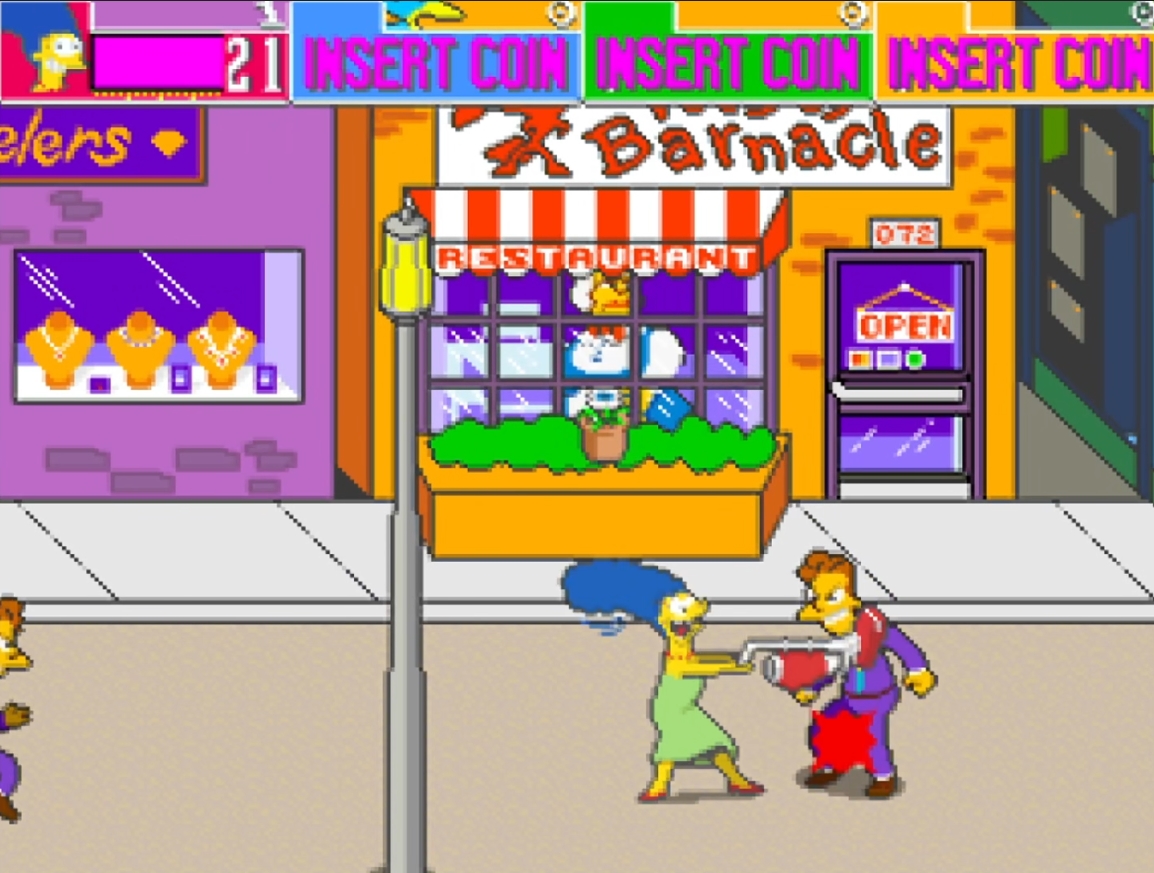 Simpsons, The - геймплей игры Arcade